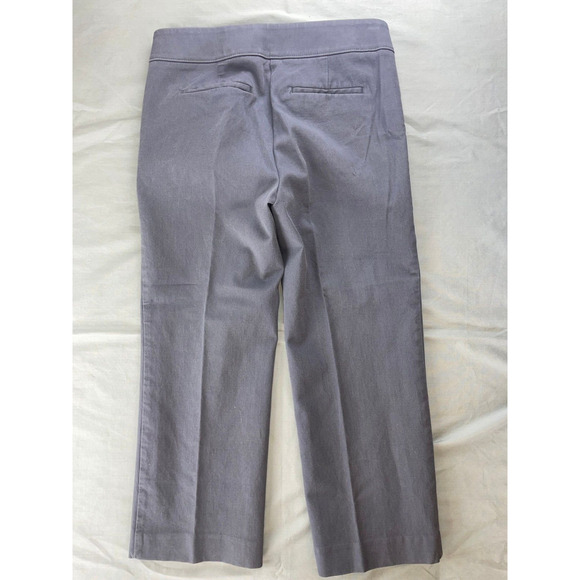 Ann Taylor Loft Petites Crop Weekend Chino Pants. Washed Gray, Women's 4P. EUC!! - Picture 4 of 5